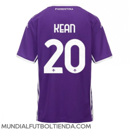 Camiseta Fiorentina Moise Kean #20 Primera Equipación Replica 2025-26 mangas cortas